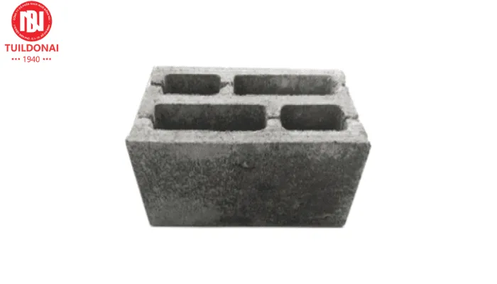 Gạch Block với kích thước tiêu chuẩn 390×190×190mm