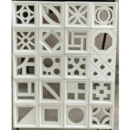 Hình ảnh thực tế gạch thông gió xi măng sau khi hoàn thiện tạo nên vẻ đẹp hiện đại và sang trọng