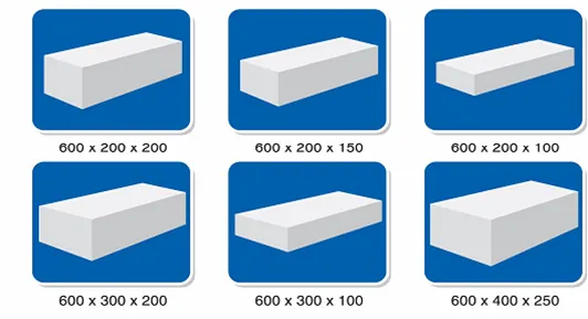 Gạch bê tông khí chưng áp AAC và các thông số kỹ thuật