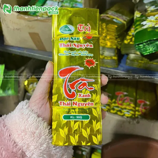 Giá túi chè hút chân không phụ thuộc vào độ dày màng