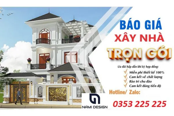 Bảng tổng hợp chi phí xây dựng theo từng phân khúc nhà ở phổ biến năm 2026