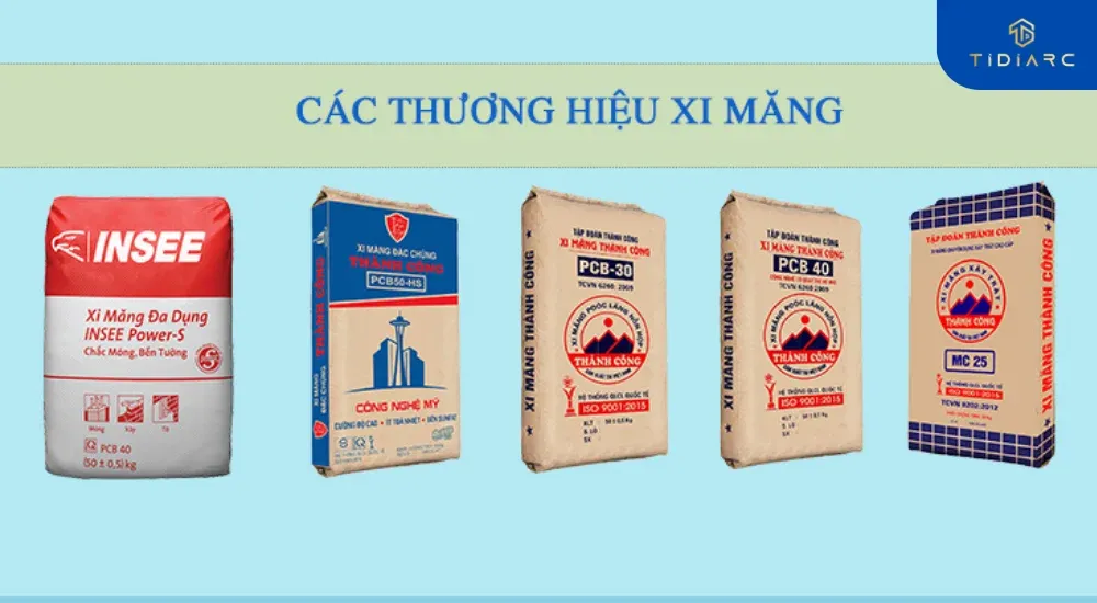 So sánh cường độ xi măng PCB30 và PCB40