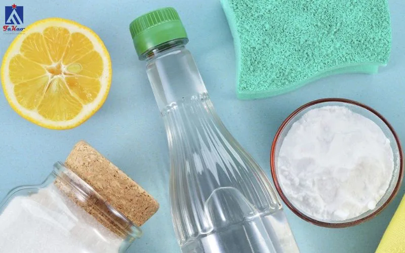 Giấm ăn tẩy xi măng trên gạch Giấm ăn là nguyên liệu tẩy xi măng hiệu quả và an toàn