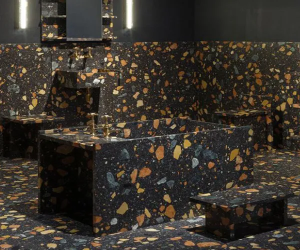 Hình ảnh bề mặt bê tông được mài lộ đá nghệ thuật đạt chuẩn thẩm mỹ cao