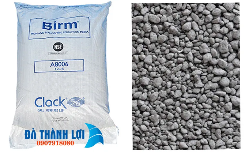 Hạt Birm Mỹ xử lý sắt mangan hiệu quả cho nước giếng khoan