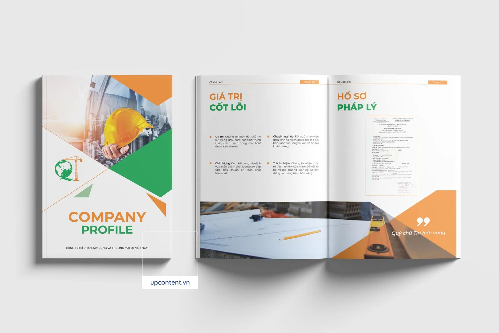 Profile công ty xây dựng và thương mại QT Việt Nam - 01