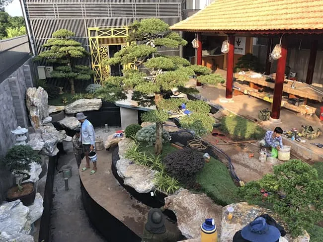 Sơ đồ kết cấu hồ cá xi măng ngoài trời