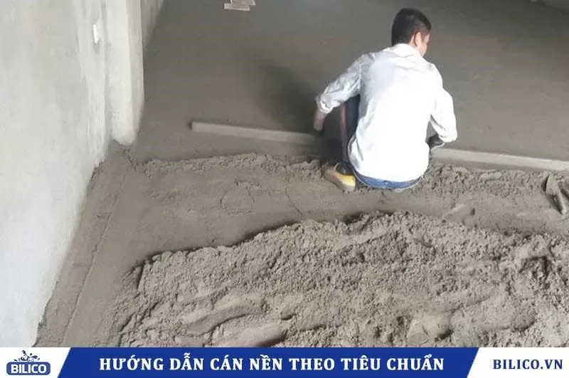 cán nền 1m2 cần bao nhiêu xi măng đúng kỹ thuật