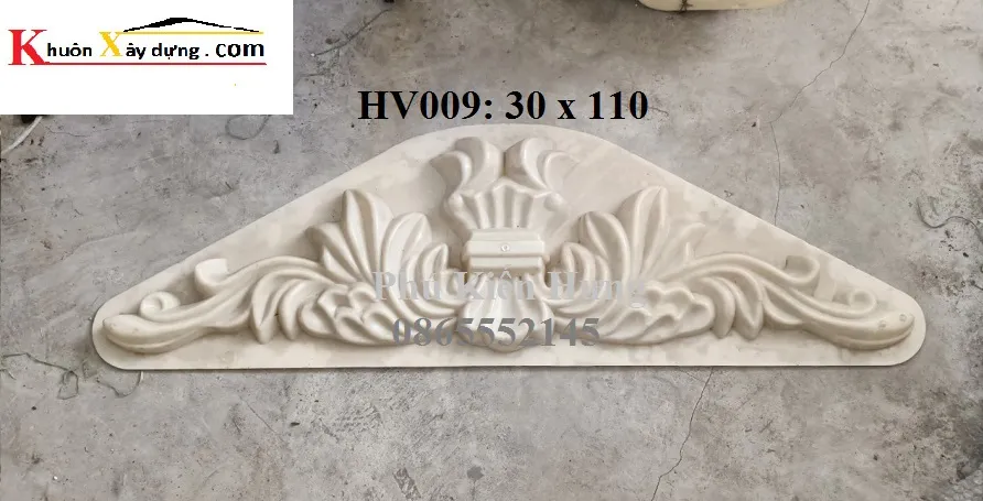 Tác phẩm nghệ thuật từ khuôn đúc hoa văn xi măng tạo điểm nhấn nội thất