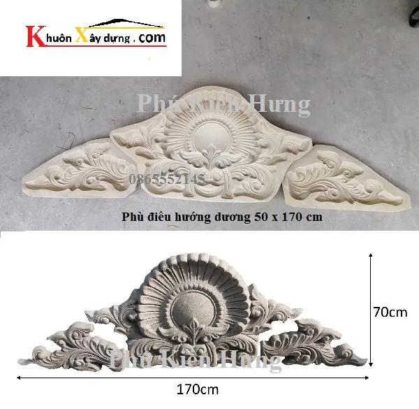 Mẫu khuôn silicon cho phép tạo ra những đường nét điêu khắc tinh tế