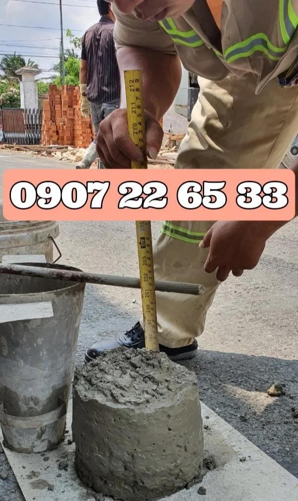 Phương pháp đo độ sụt bê tông tại công trường theo TCVN 3105