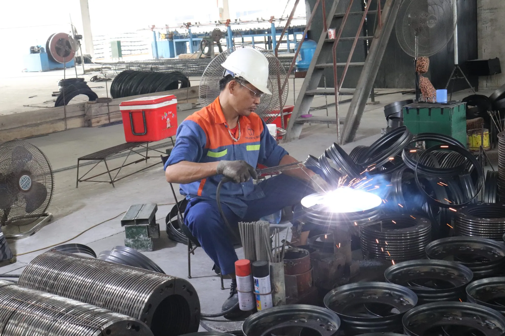 Lắp bích đầu cọc