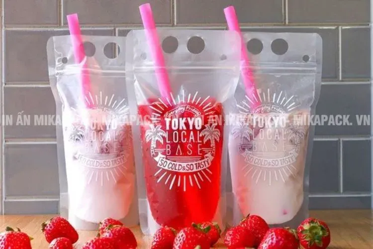 Mikapack chuyên in bao bì lẻ loại túi zip đựng đồ uống