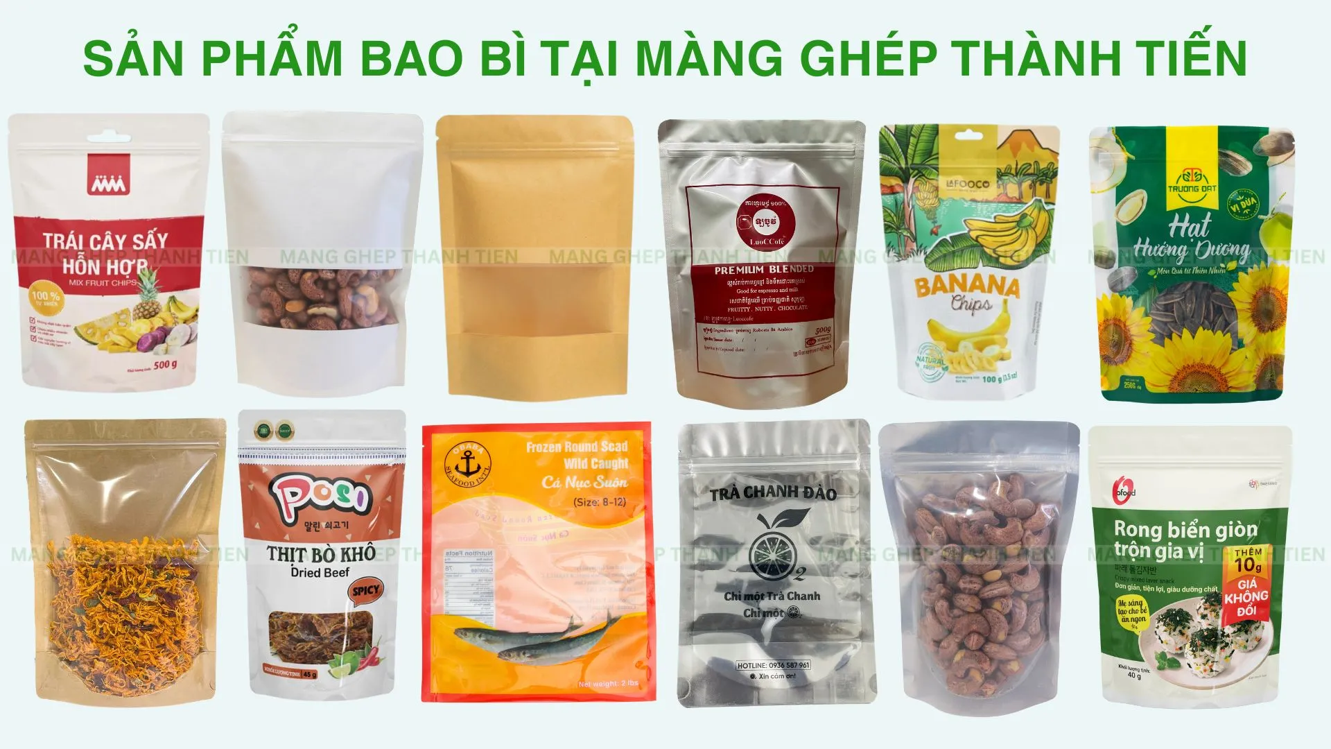 In bao bì thực phẩm theo yêu cầu, đảm bảo an toàn và thẩm mỹ