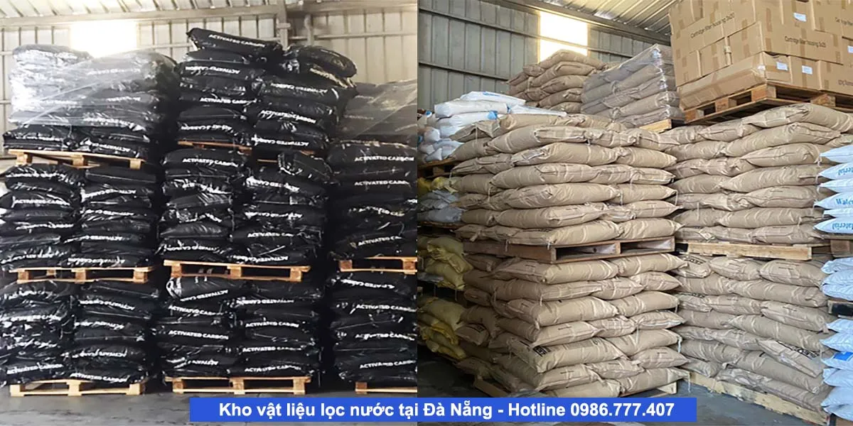 Kho vật liệu lọc nước chính hãng tại Đà Nẵng