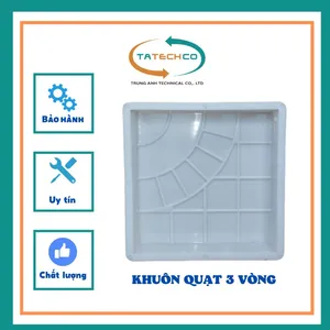 Khuôn đúc gạch quạt 3 vòng