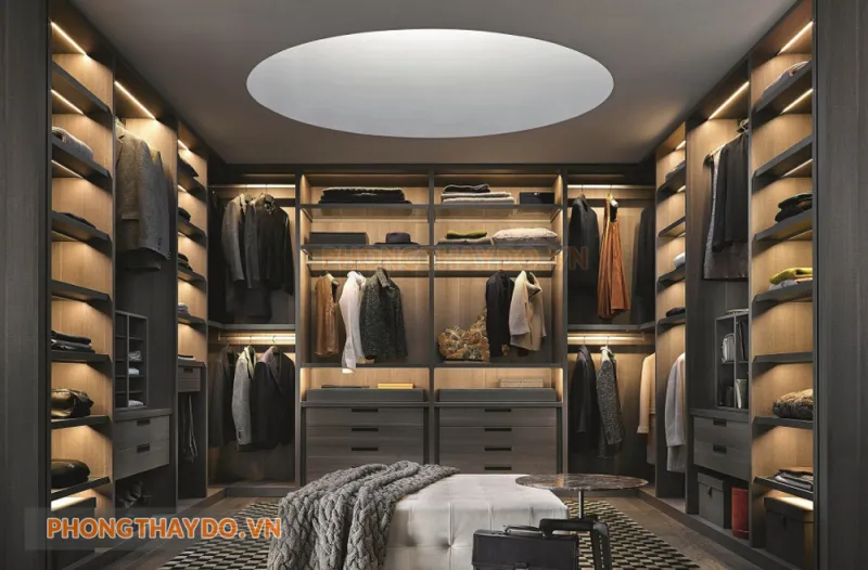 DIỆN TÍCH PHÒNG THAY ĐỒ CHUẨN