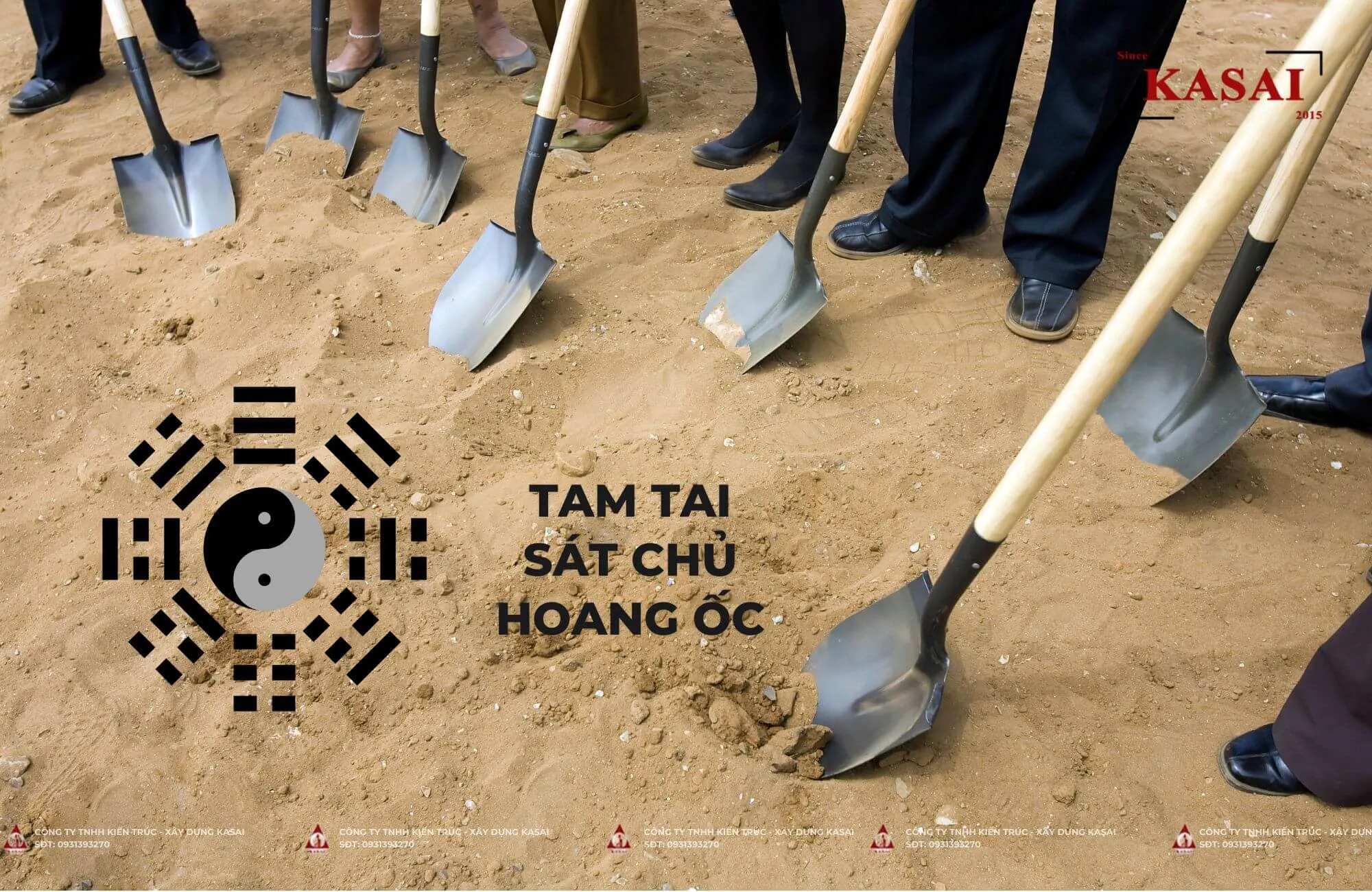 Gia chủ thực hiện nghi lễ động thổ vào ngày lành tháng tốt để cầu mong sự suôn sẻ cho công trình