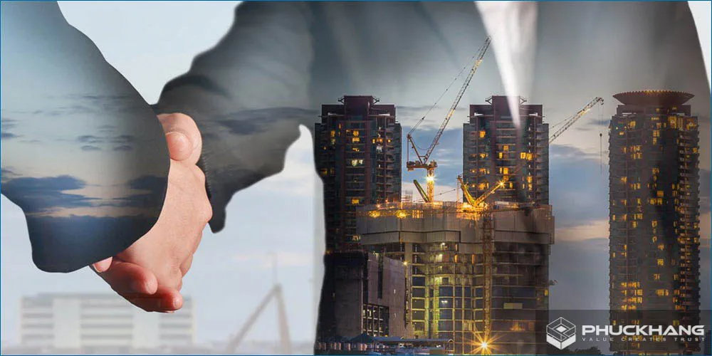 ký hợp đồng thi công