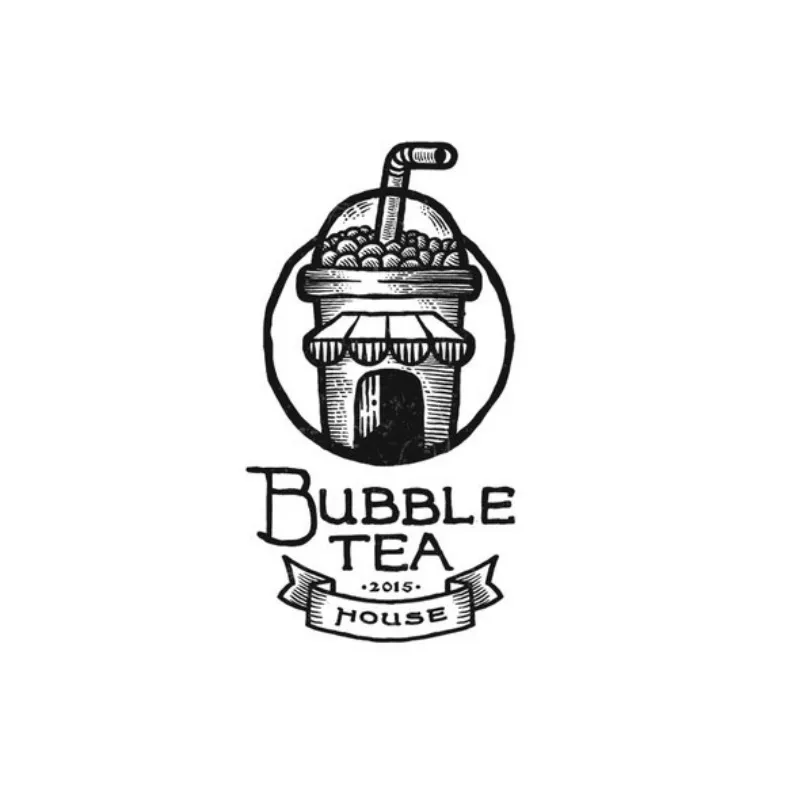 mẫu logo trà sữa