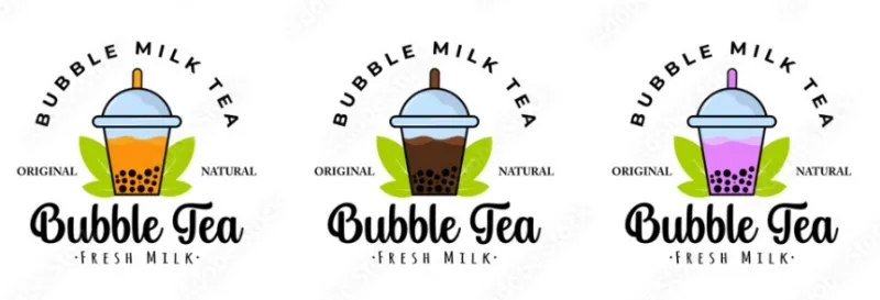 mẫu logo trà sữa