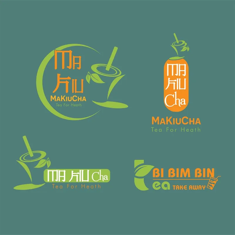 mẫu logo trà sữa