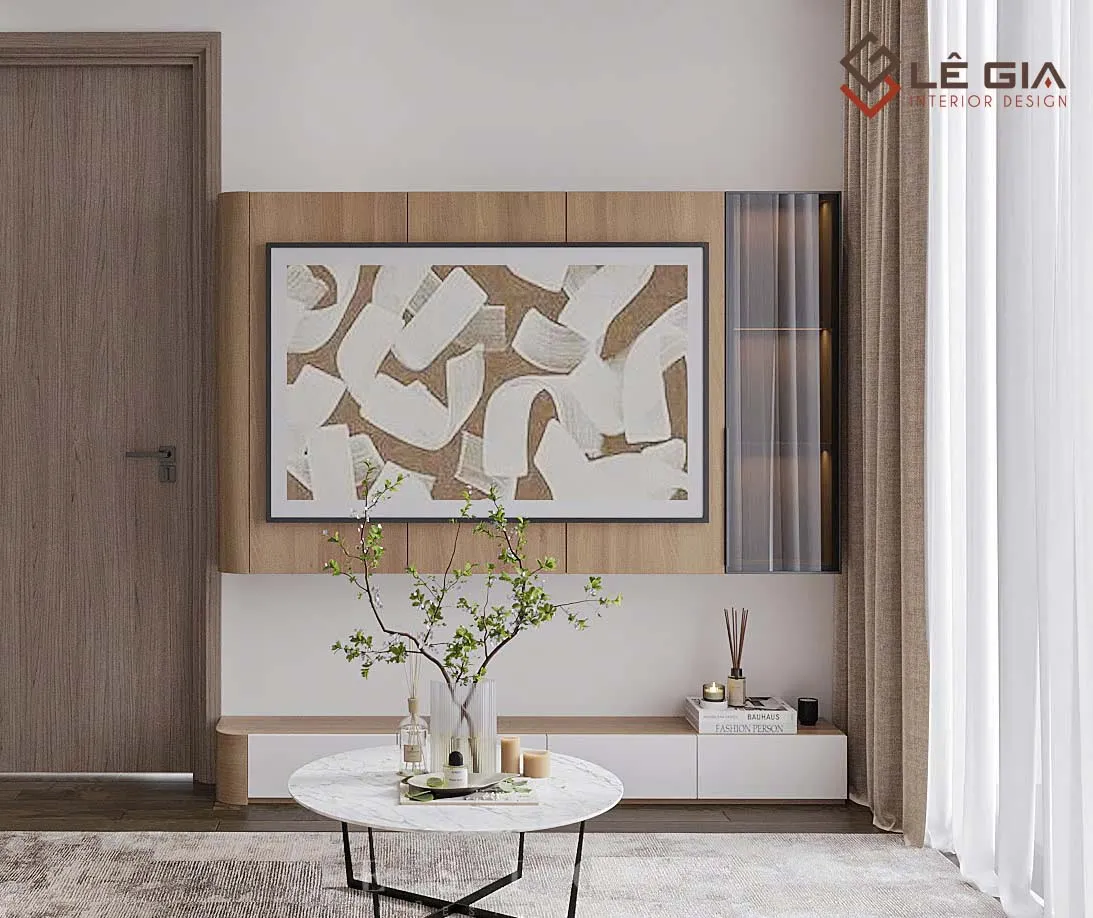 Mẫu kệ tivi treo tường tinh tế