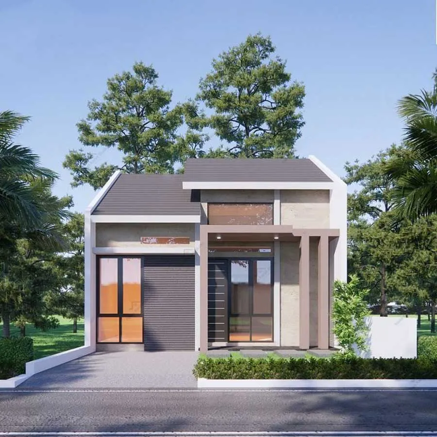 Mẫu nhà cấp 4 dưới 100 triệu có gác lửng