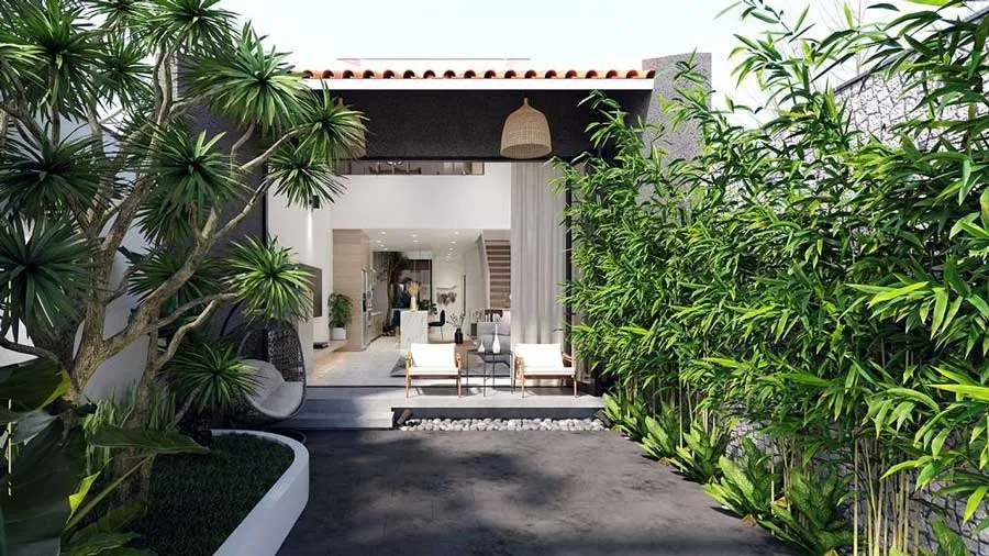 Mẫu nhà cấp 4 đẹp 100 triệu mái bằng