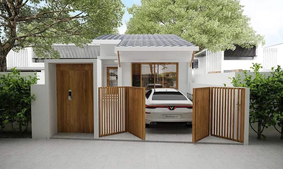 Mẫu nhà cấp 4 đẹp 100 triệu mái tôn