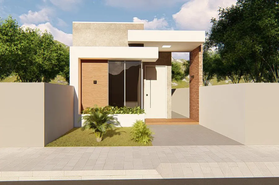 Mẫu nhà cấp 4 đẹp giá rẻ 100 triệu tối giản