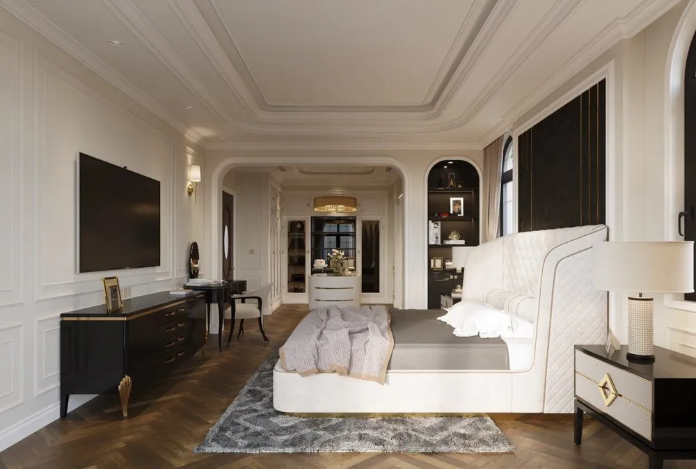 Mẫu phào chỉ trần nhà đẹp đơn giản