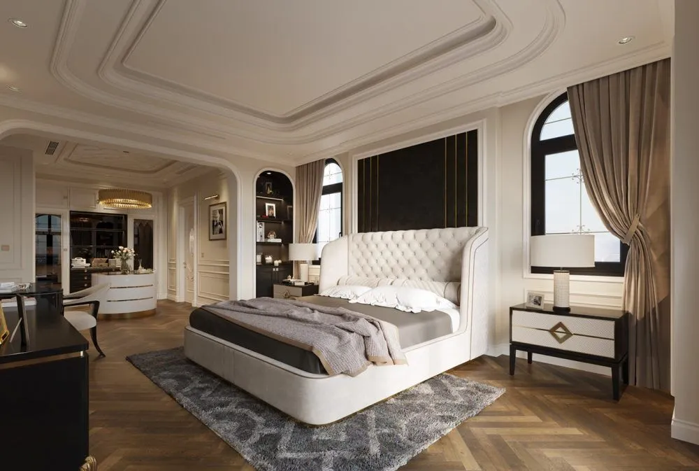 Mẫu phào chỉ trần nhà đẹp đơn giản