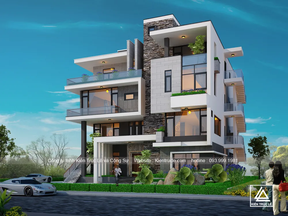 Biệt thự 300m2 hiện đại