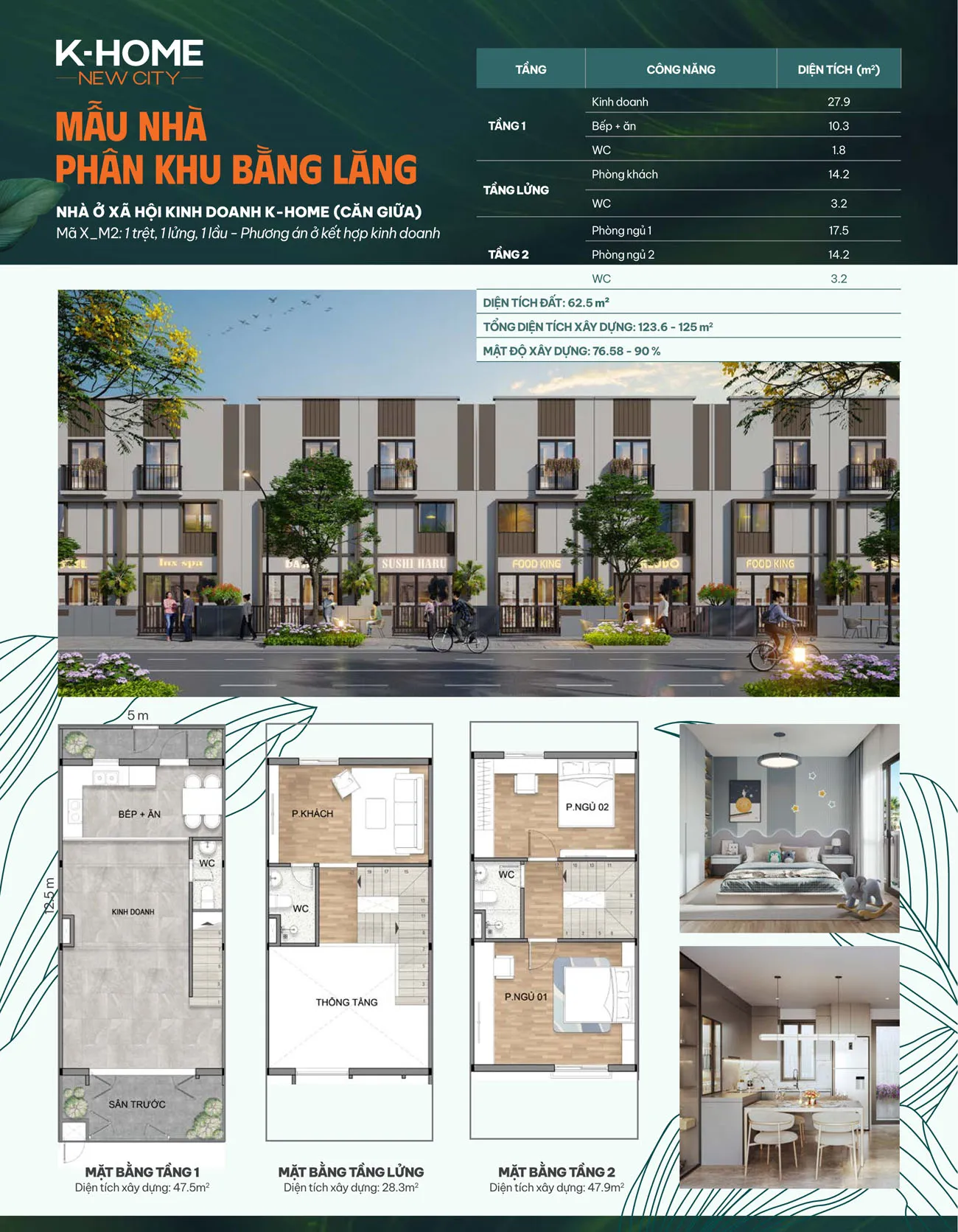 NHÀ Ở XÃ HỘI KINH DOANH K-HOME (CĂN GIỮA)