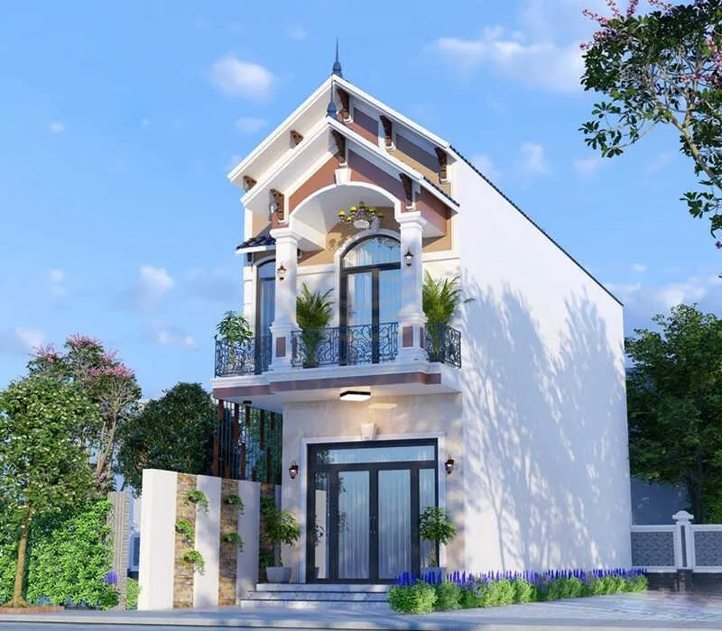 Mẫu nhà 4x12 mái Thái