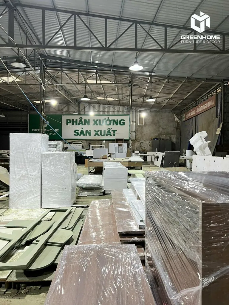 Xưởng sản xuất nội thất của GreenHome