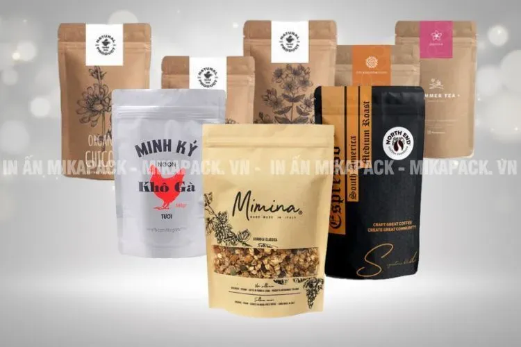 Mẫu in bao bì nhựa số lượng ít được thiết kế tại Mikapack