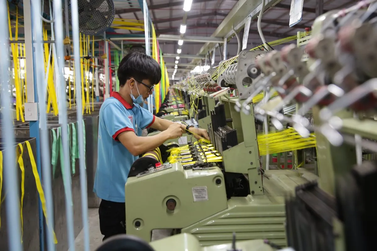 Dây chuyền sản xuất bao bì nông sản hiện đại tại nhà máy