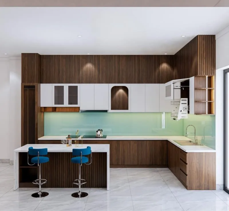 Nên làm tủ bếp bằng vật liệu gì - Tư vấn chọn vật liệu tủ bếp