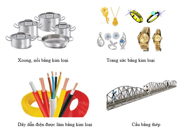 Nêu tính chất và ứng dụng của vật liệu kim loại trong xây dựng kỹ thuật