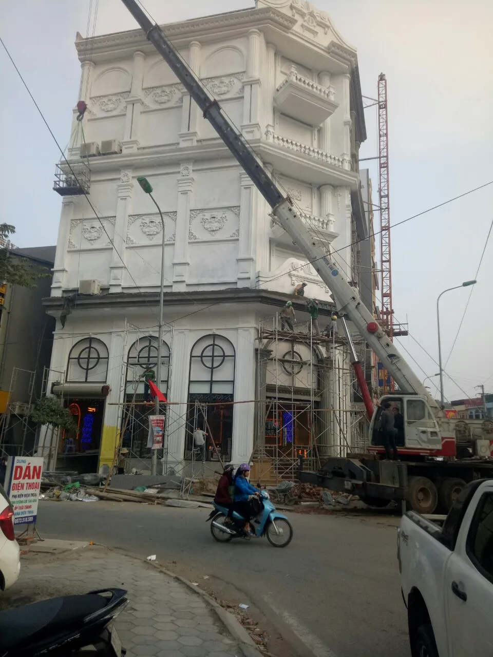 Mẫu phào trần xi măng