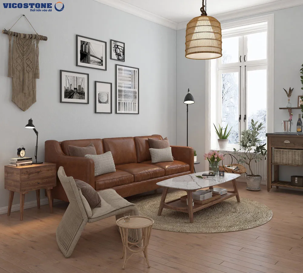 Phong cách đơn giản, gần gũi thiên nhiên