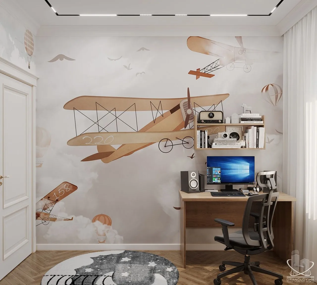 Trang trÃ­ phÃ²ng ngá»§ Ä'Ã´i cho 2 bÃ© theo sá»Ÿ thÃ­ch cá»§a bÃ©