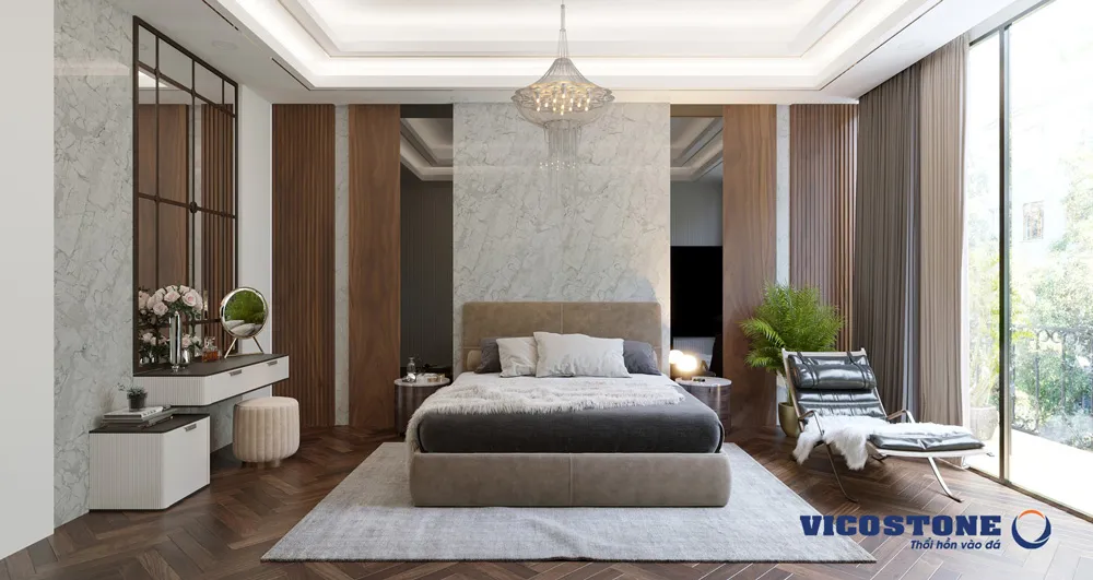 Phòng ngủ phong cách nội thất Organic