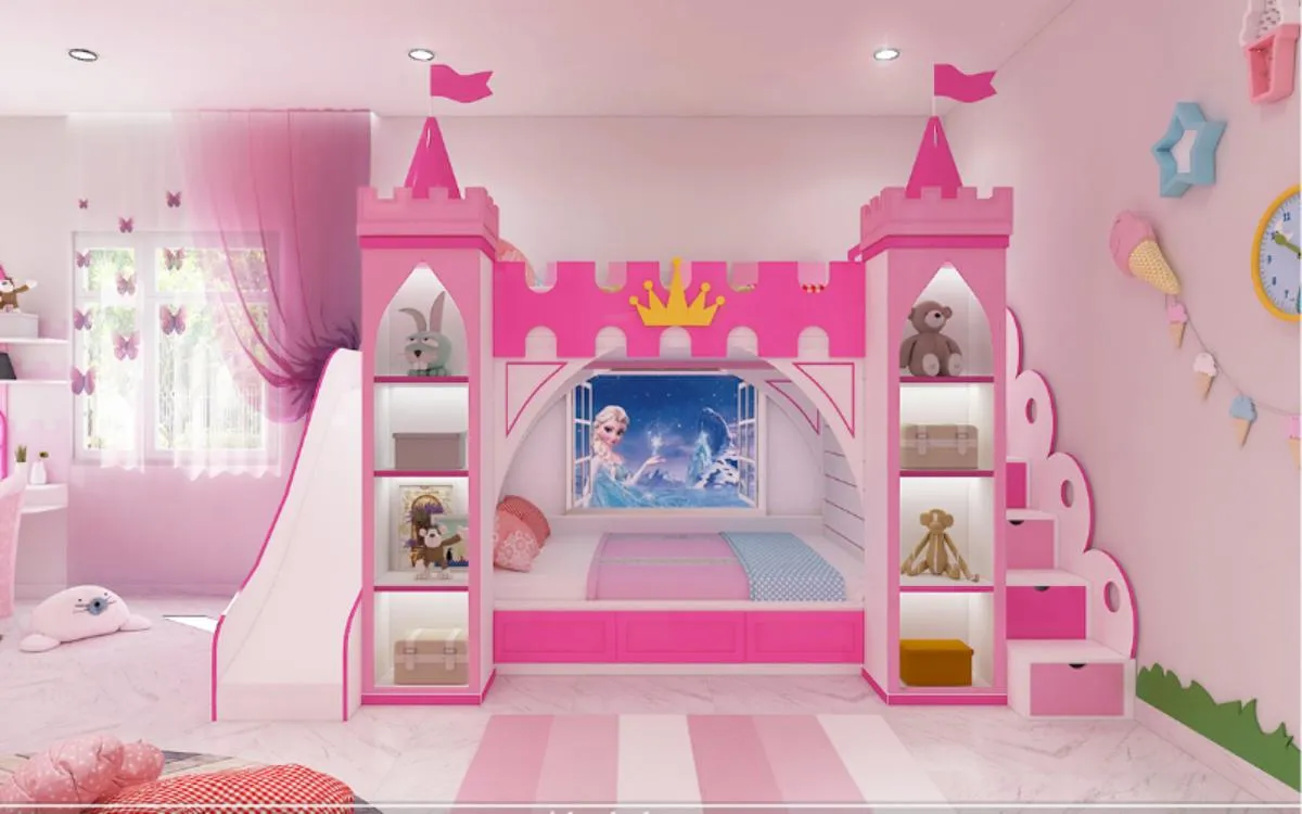 phòng ngủ trẻ em gái