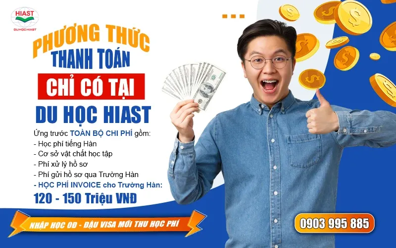 Phương thức thanh toán tại Du học Hiast