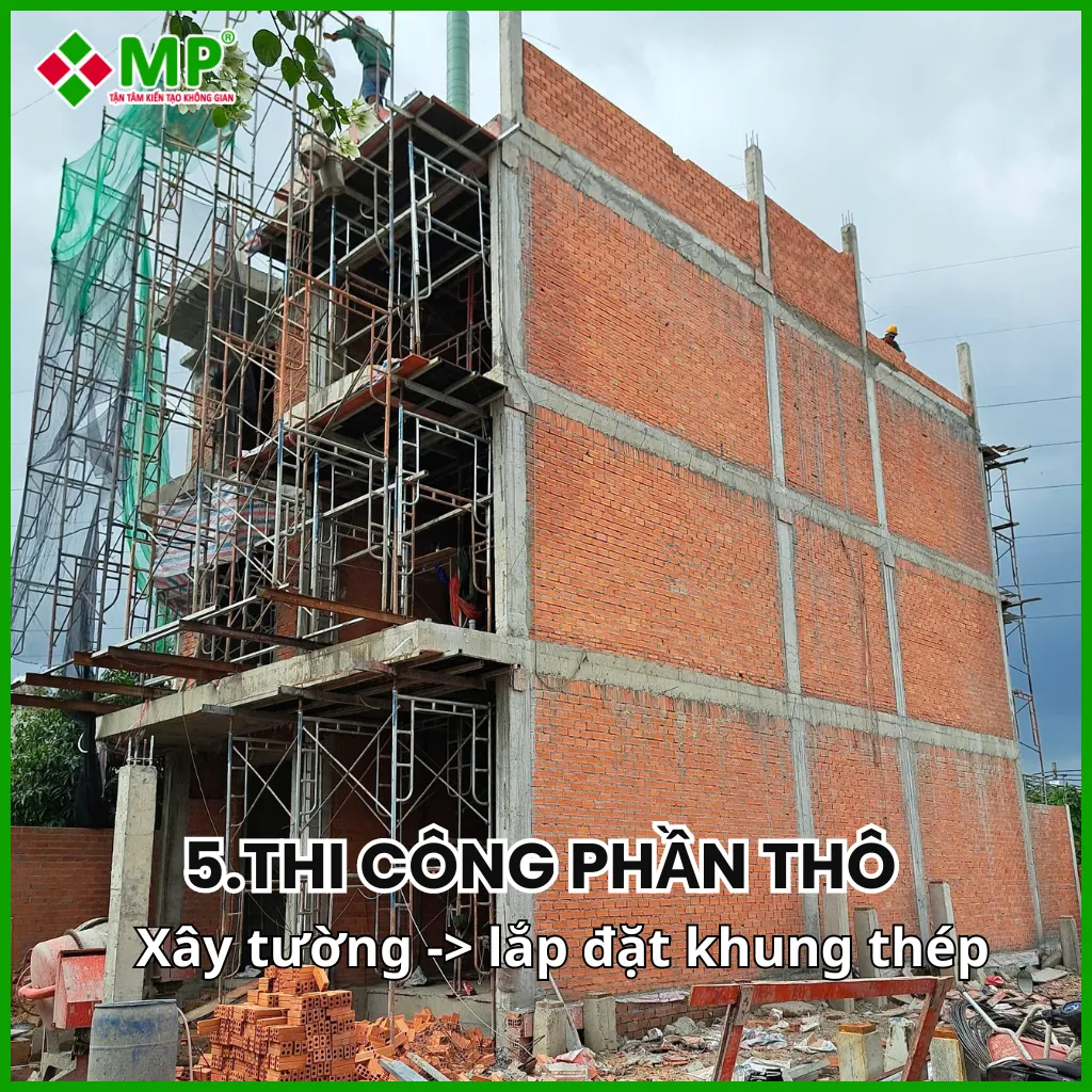 Thi công phần thô – Quy trình xây dựng một ngôi nhà