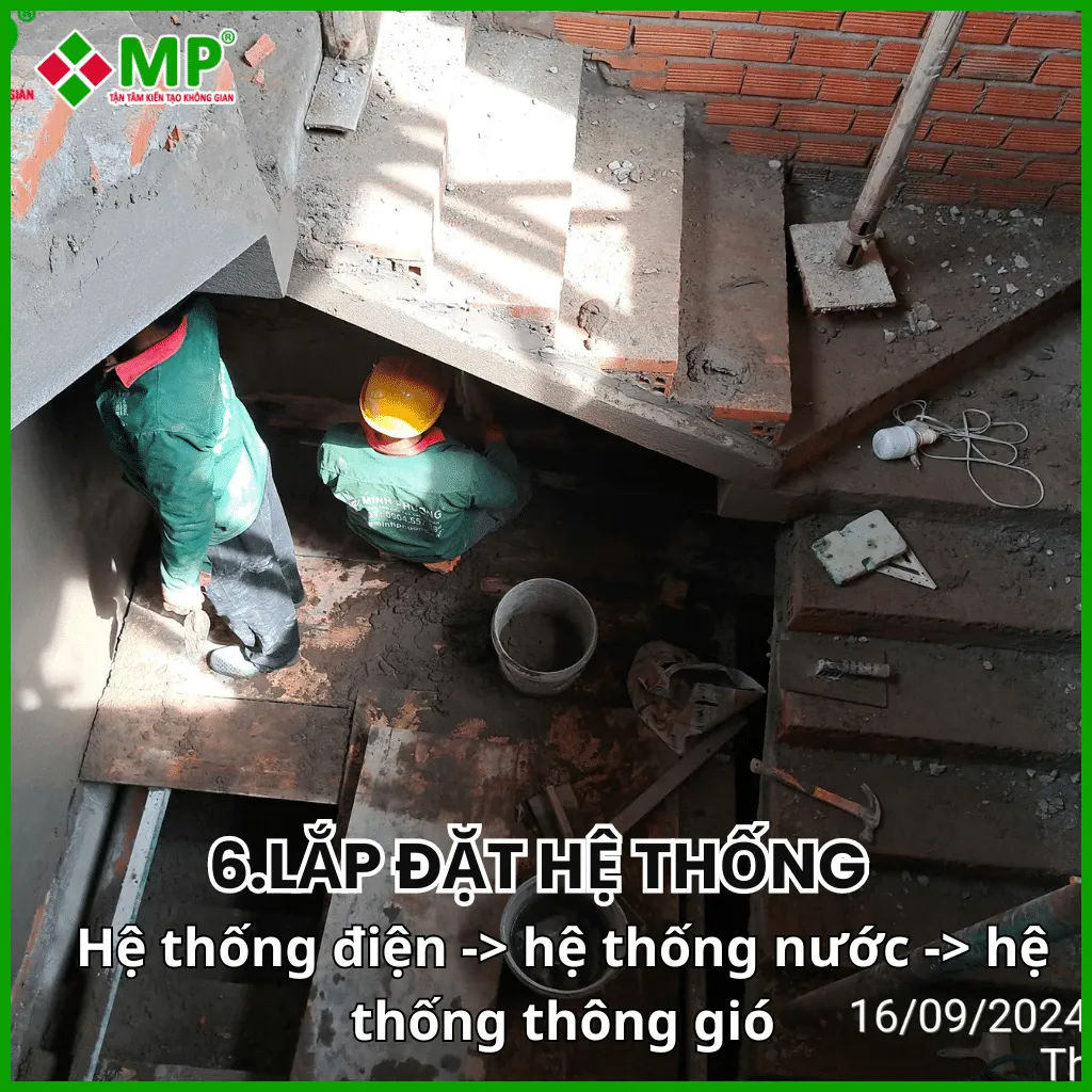 Lắp đặt hệ thống điện nước