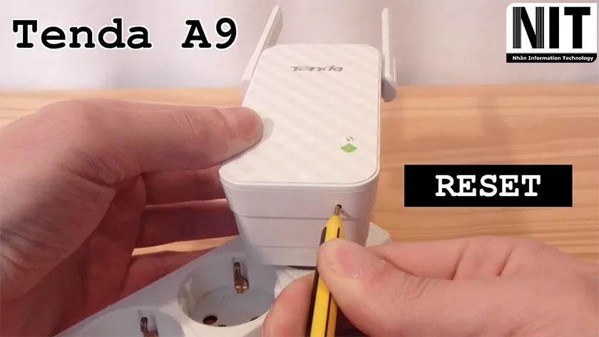 Reset kích sóng Tenda